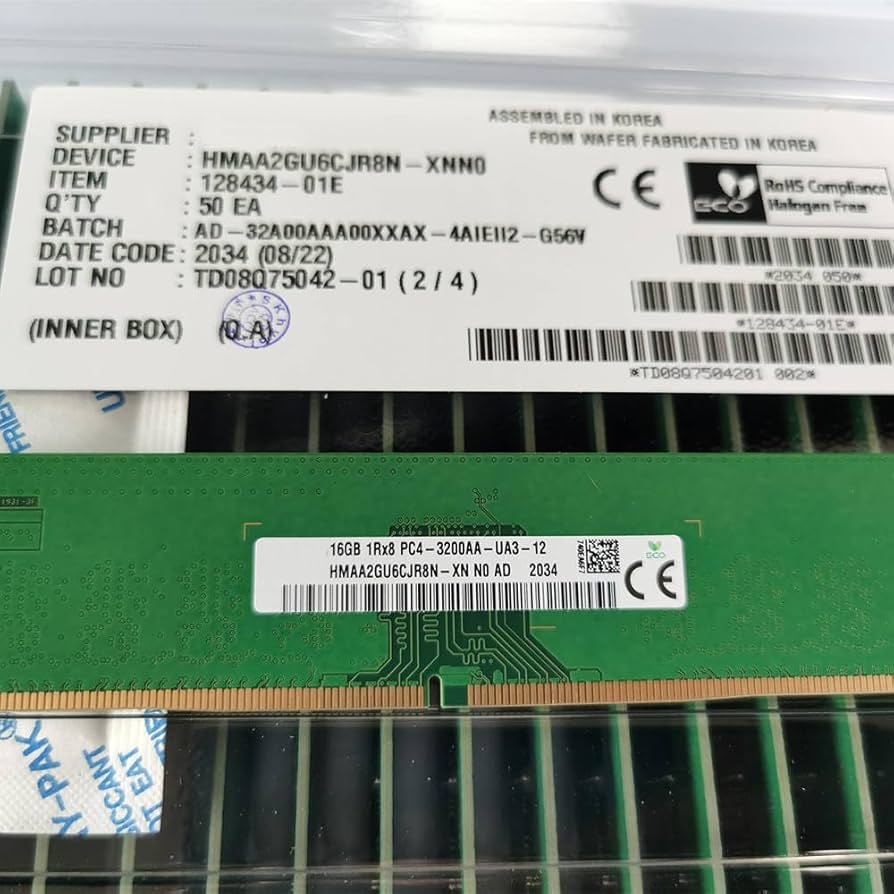 m*o様 16GB 8枚セット Samsung PC4-3200AA-RE2-1 PC4-3200AA-E Standard メモリ キット HP(日本ヒューレット